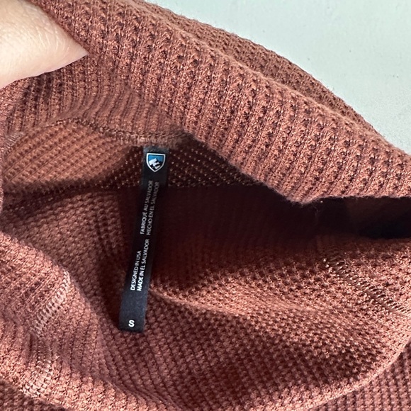 Kuhl Brown Cowl Neck top - Picture 4 of 7